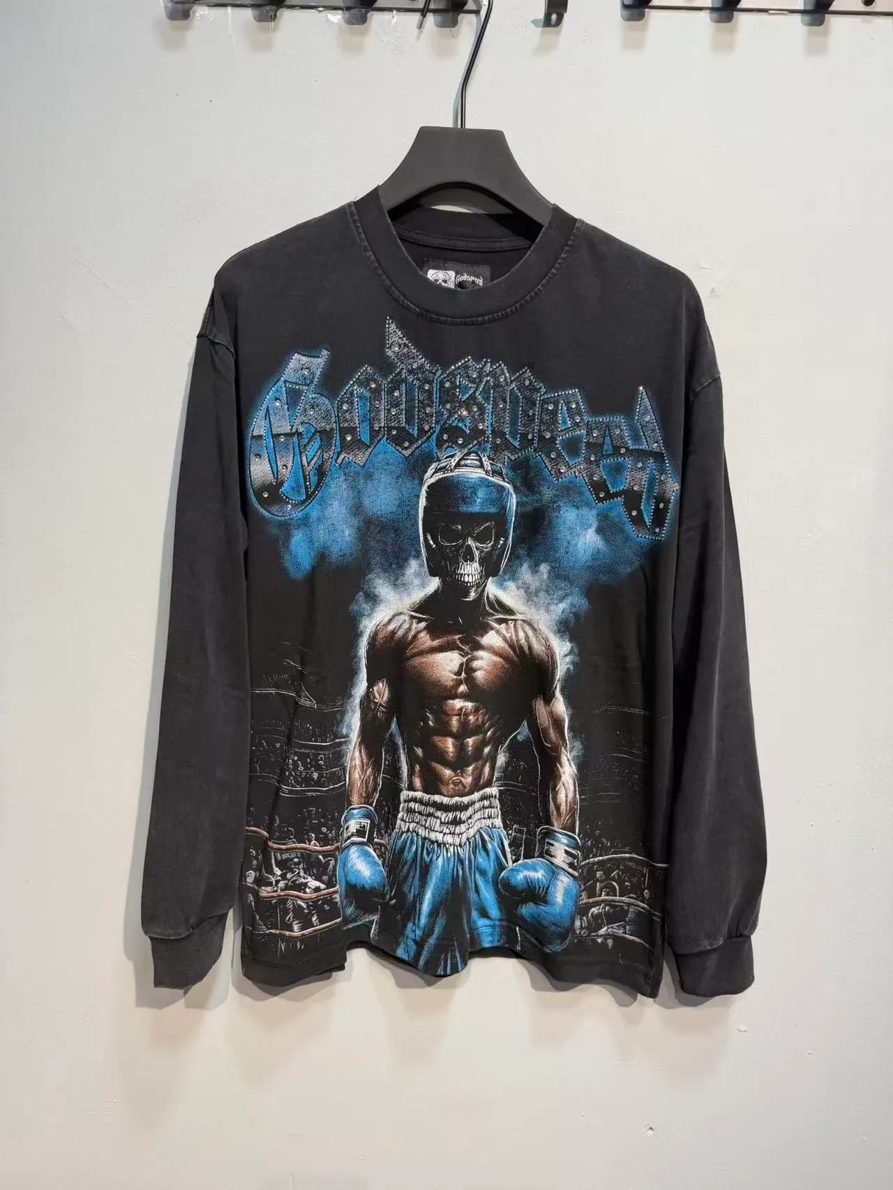 Graphic Print Crewneck Long-Sleeve T-Shirt 13
