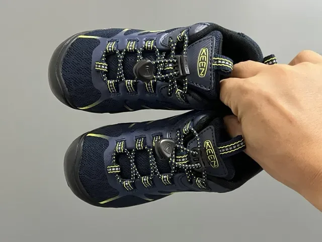 KEEN Chandler Gray-Blue Kids Lifestyle Sneakers 12
