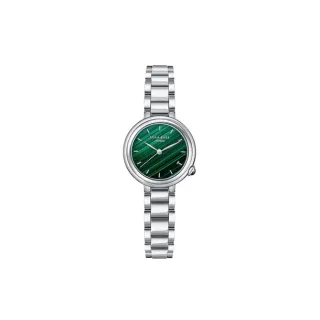 लोला रोज़ हरा मालाकाइट डायल Silver-Tone Quartz घड़ी