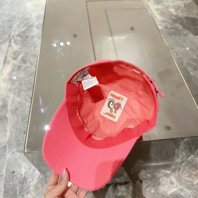 Pink Solid Cotton Twill Snapback Baseball Cap 9