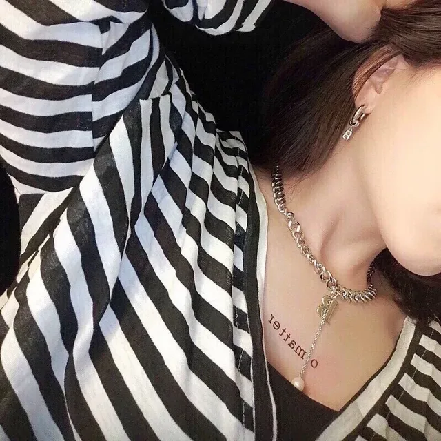 Silver Gold Hoop Dangling Letter Charm Earrings 4