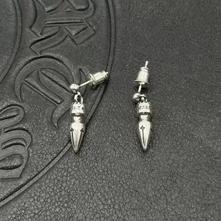 Silver-Toned Spike Dangling Stud Earrings 8