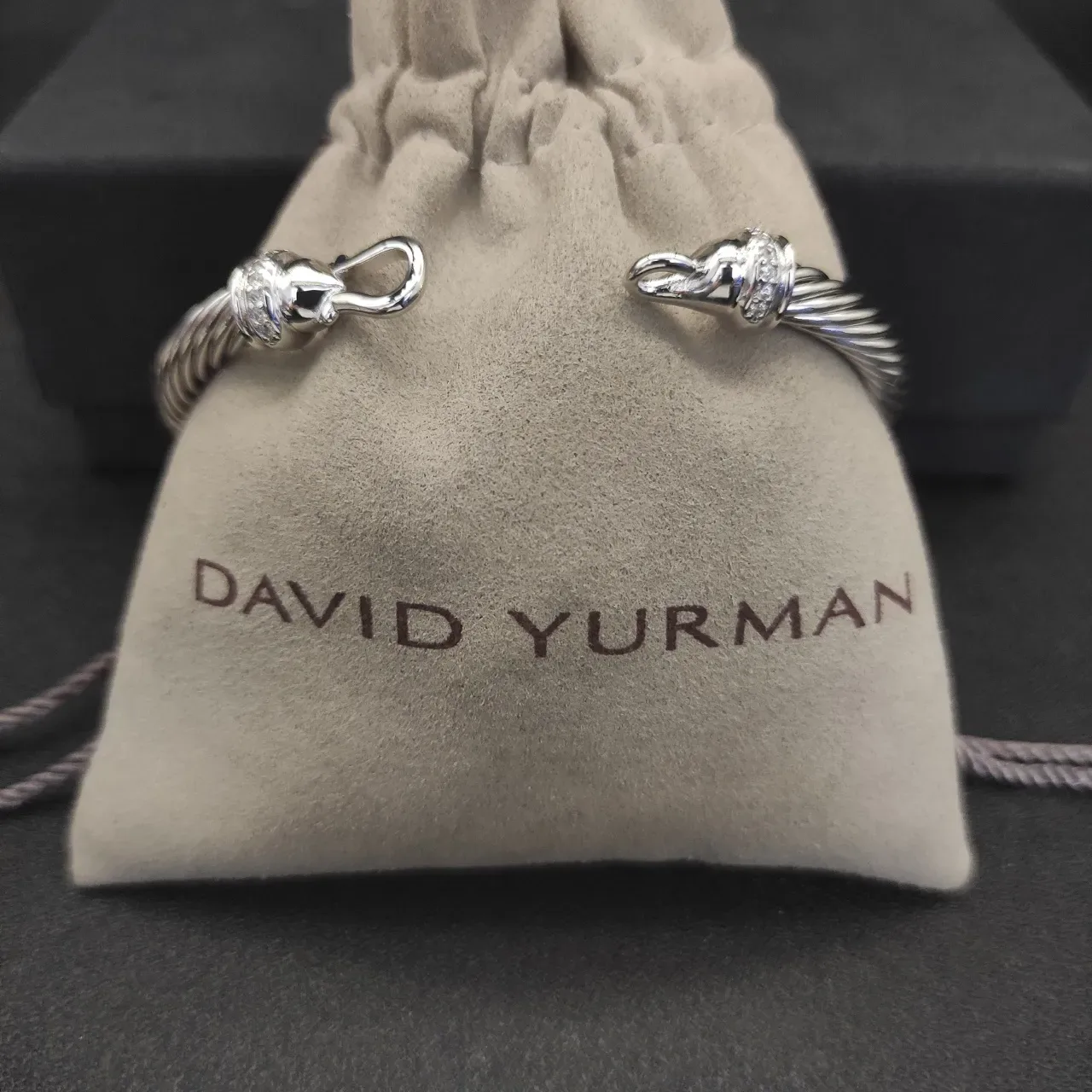 Silver Twisted Cable Hook-and-Eye Clasp Bracelet 9