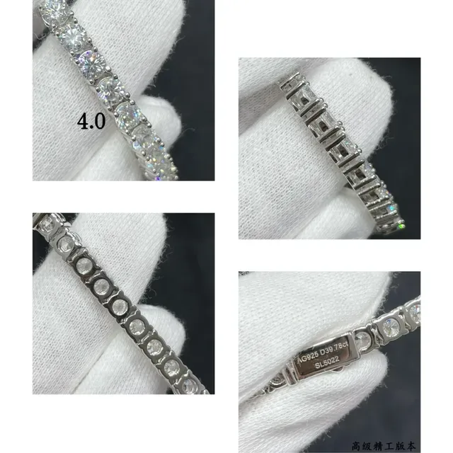 Single-Row Channel-Set Gemstone Choker Necklace 7