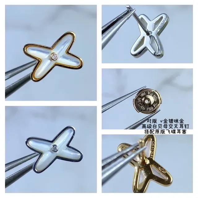 Star-Shaped Crystal Stud Earrings 5