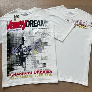 تيشيرت جرافيك Vale Valley Dreams Crashing Dreams Tour 2000