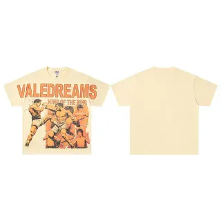 تيشيرت بيج VALEDREAMS بطبعة جرافيك King of the Ring