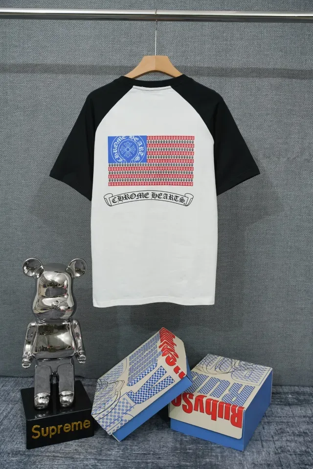 Camiseta manga raglán contraste blanco y negro 2