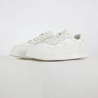 Zapatillas blancas de suela plataforma monocroma