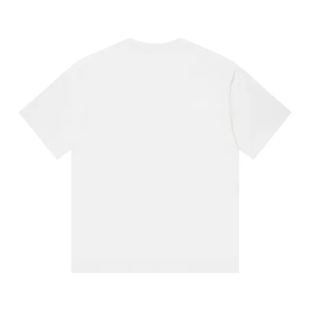 White Oversized Graphic Collage Print T-Shirt 4