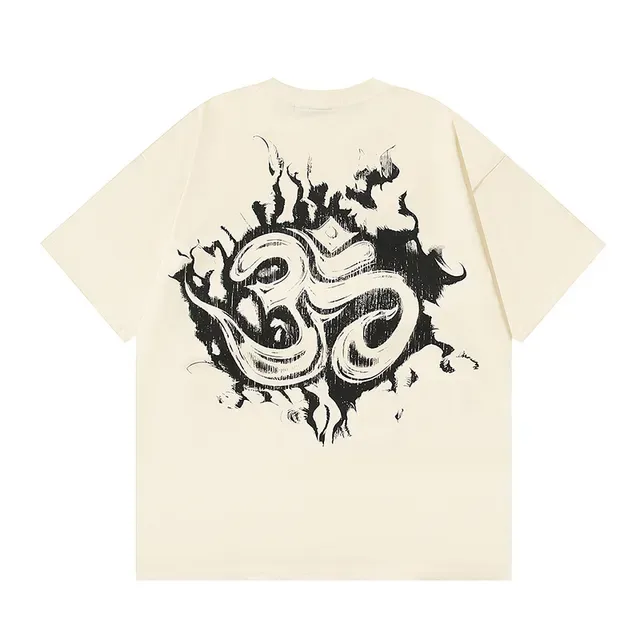 White Oversized Graphic Print T-Shirt 12