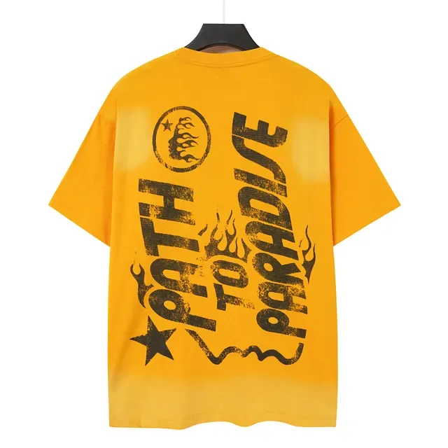 Yellow Graphic Print Oversized T-Shirt 4