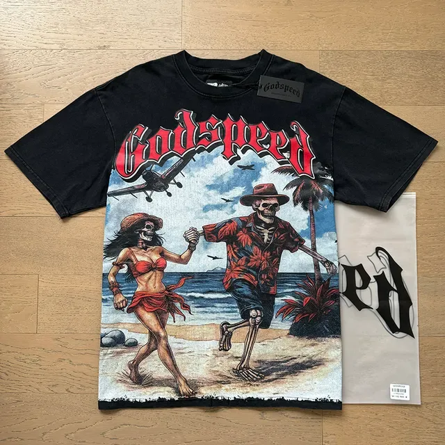 Godspeed Graphic Print Black T-Shirt 6