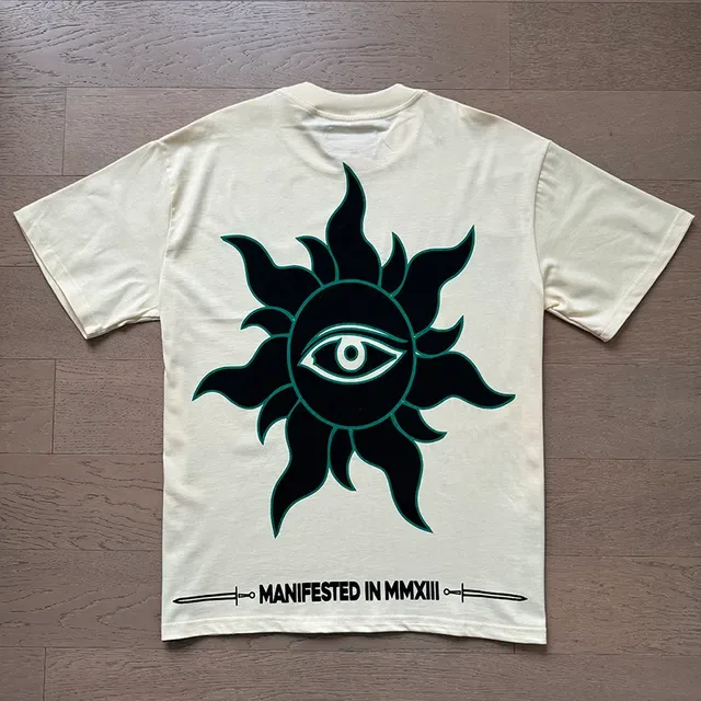 Godspeed Graphic Print Off-White Double-Sided T-Shirt 7