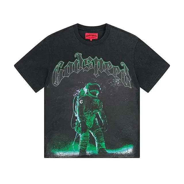 Camiseta oversized con estampado gráfico Godspeed 2