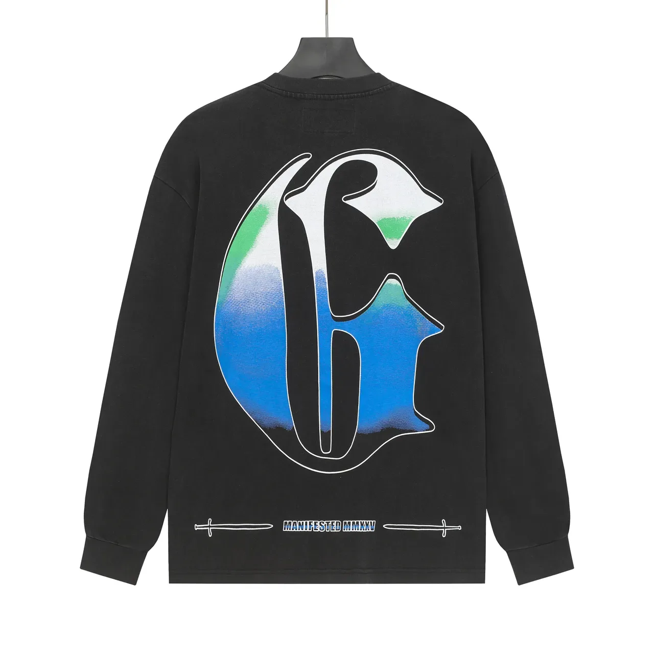 T-shirt à manches longues graphique Godspeed Grim Reaper paysage urbain 8