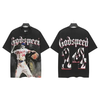 Godspeed Skeleton Baseball Graphic Oversized T-Shirt