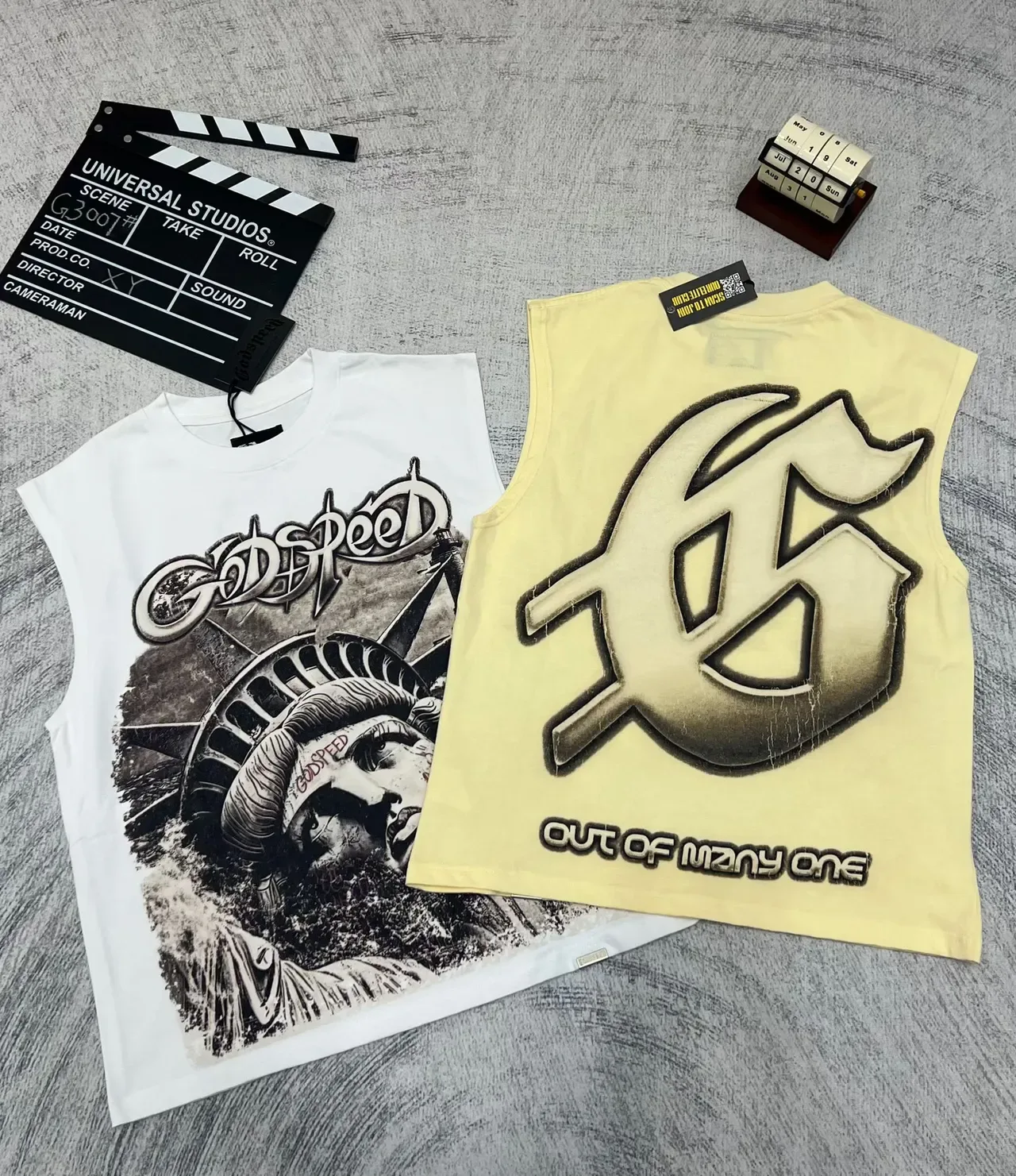 Godspeed Statue of Liberty Graphic Vest Top 2