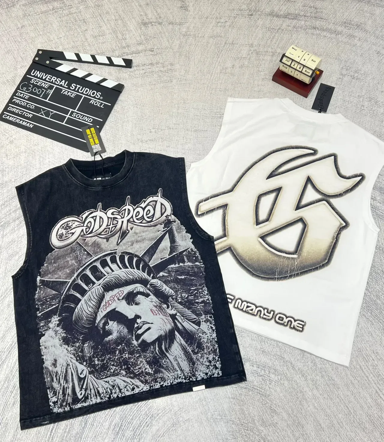 Godspeed Statue of Liberty Graphic Vest Top 3