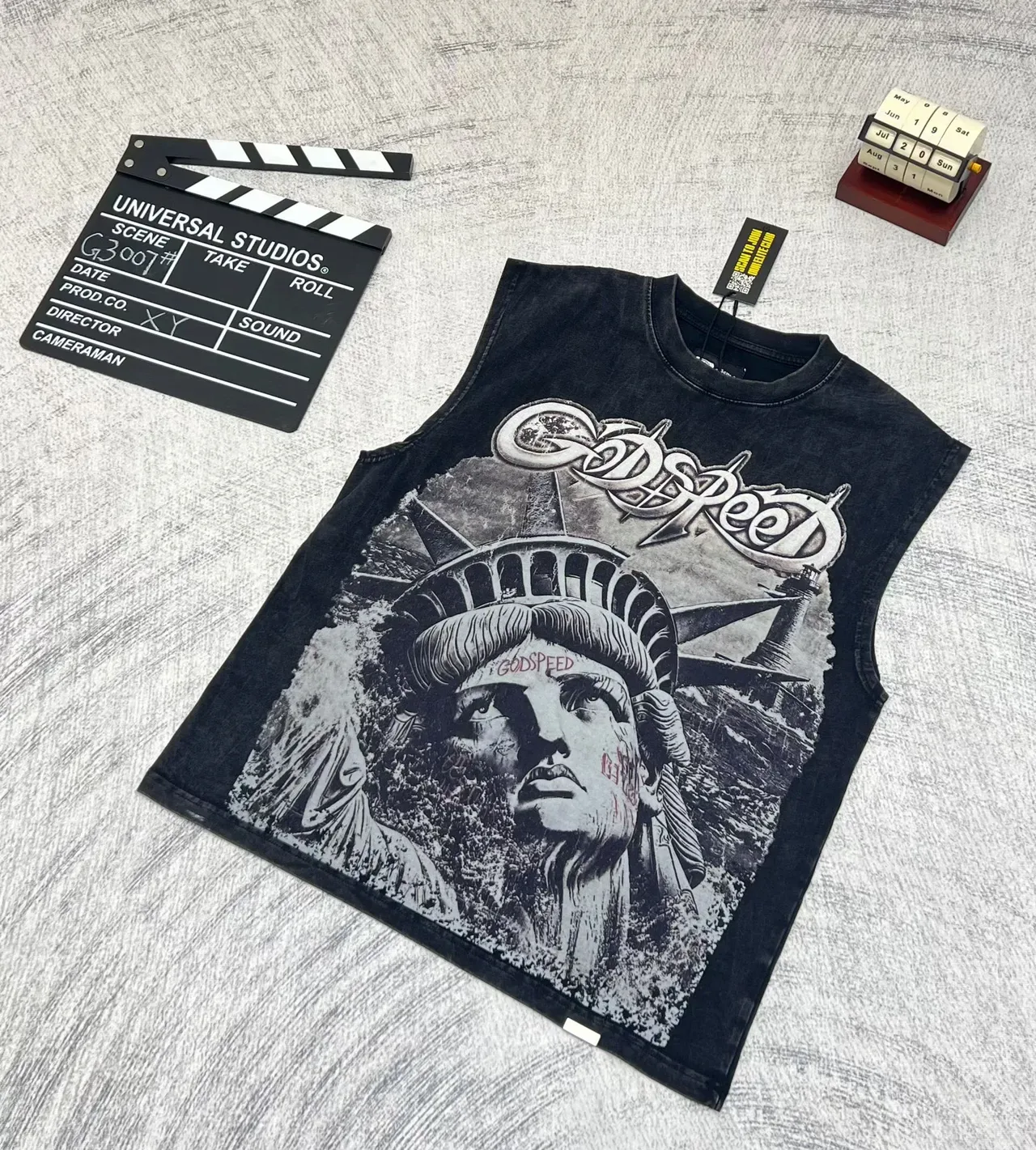 Godspeed Statue of Liberty Graphic Vest Top 6