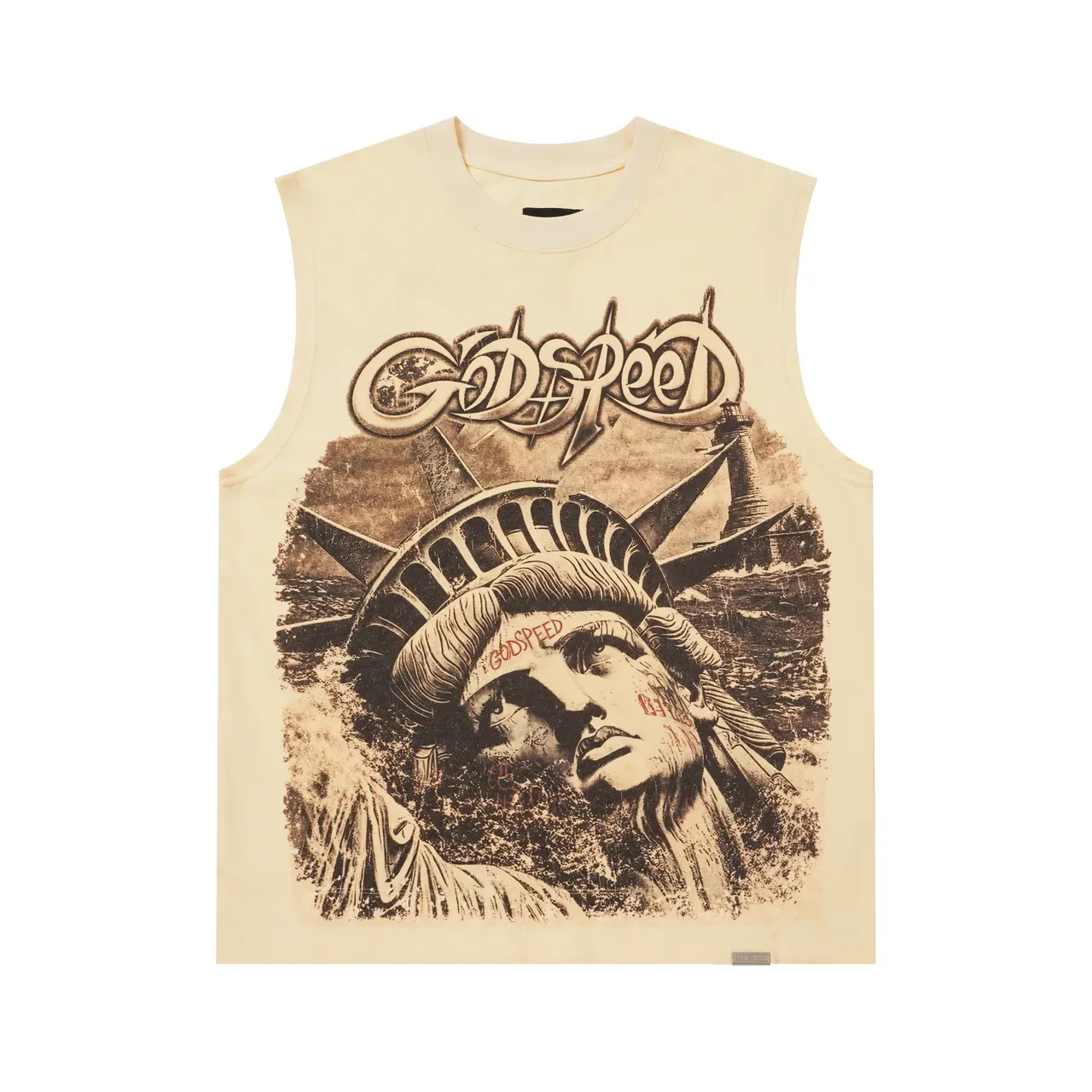 Godspeed Statue of Liberty Graphic Vest Top 14