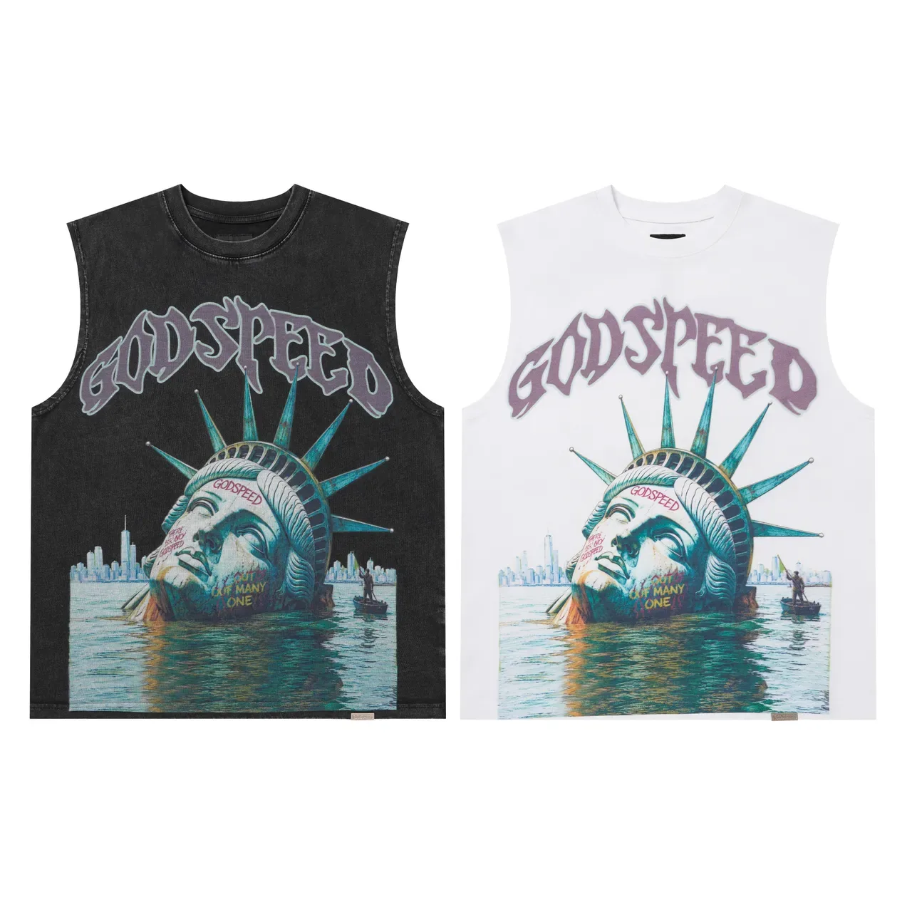 Godspeed Estatua de la Libertad Sumergida Top Gráfico 7