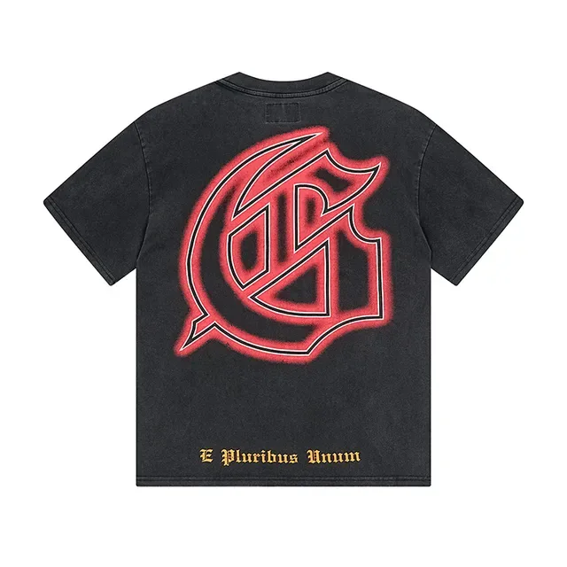 Camiseta negra Godspeed Surfshop con gráfico de esqueleto 3
