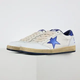 Golden Goose Super-Star Brancos e Azuis Metálicos Sneakers Lifestyle
