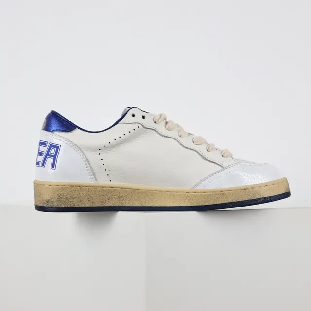 Golden Goose Super-Star Brancos e Azuis Metálicos Sneakers Lifestyle 7