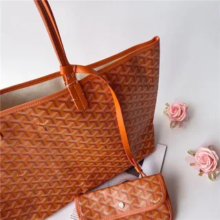 Goyard Saint-Louis Royal Blue कोटेड कैनवास टोट बैग 3