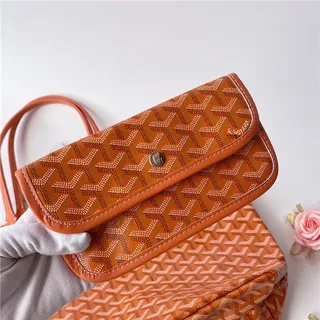 Goyard Saint-Louis Royal Blue कोटेड कैनवास टोट बैग 4