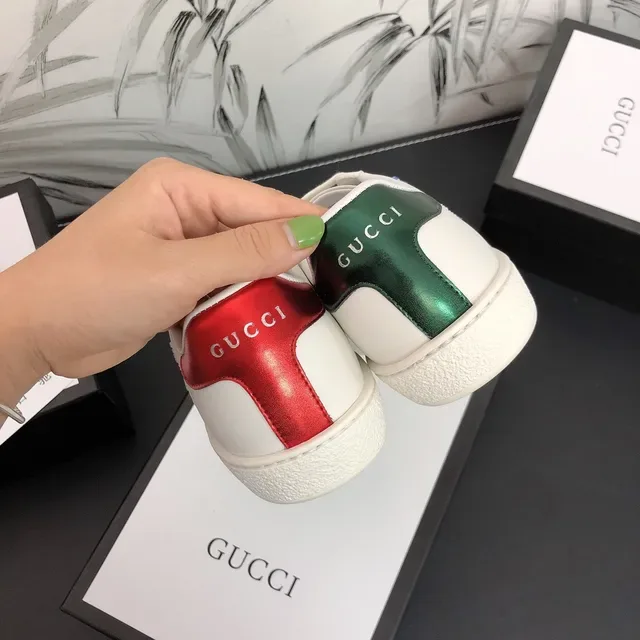 Gucci Ace Motivo Bordado Branco Sneakers Lifestyle 4