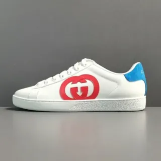 Gucci Ace zapatillas lifestyle blancas rojas azules con logo