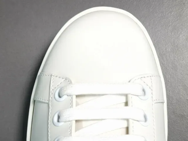 Gucci Ace حذاء أبيض أحمر أزرق بتصميم شعار أسلوب حياة 6
