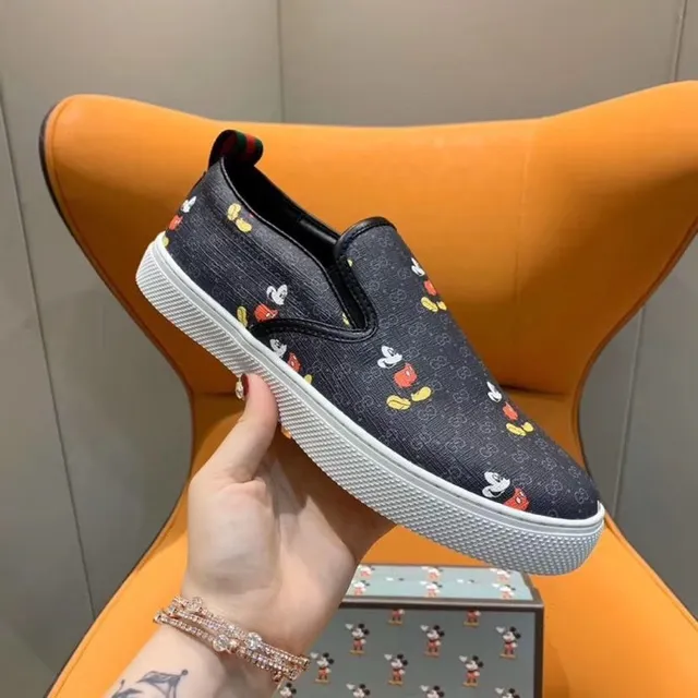 Gucci Ace x Disney Mickey Mouse Print Slip-On Loafers 2