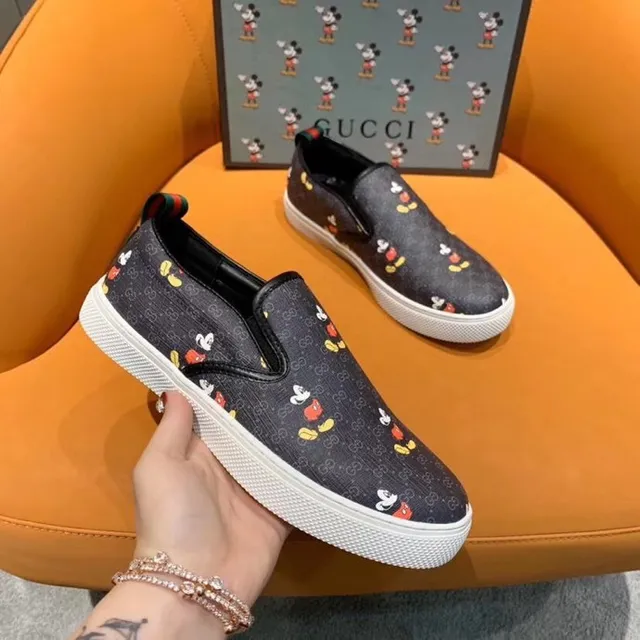 Gucci Ace x Disney Mickey Mouse Print Slip-On Loafers 3