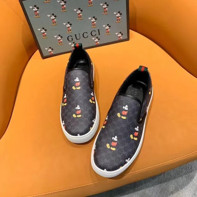 Gucci Ace x Disney Mickey Mouse Print Slip-On Loafers 5