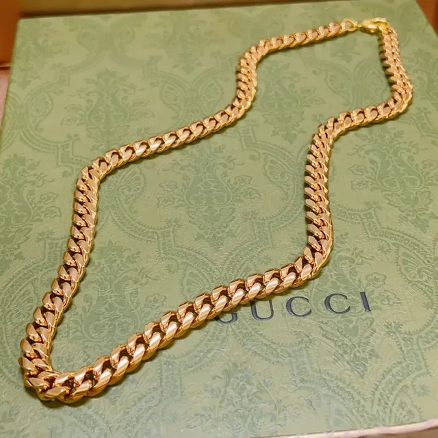 Collier Gucci Chaîne Curb-Link Doré 4