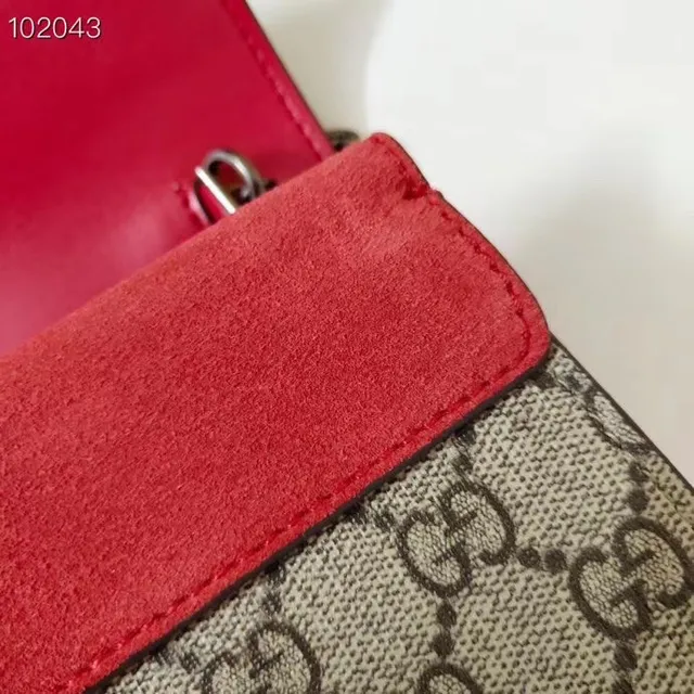 Gucci Dionysus Beige Black GG Monogram Canvas Horsebit Clasp Handbag 14