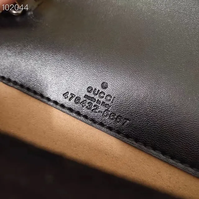 Gucci Dionysus Beige Black GG Monogram Canvas Horsebit Clasp Handbag 20