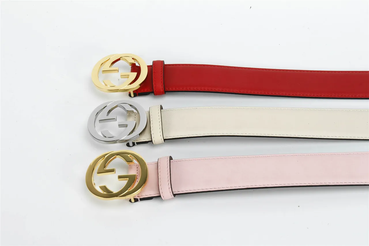 Gucci GG Marmont 米白色皮带 2