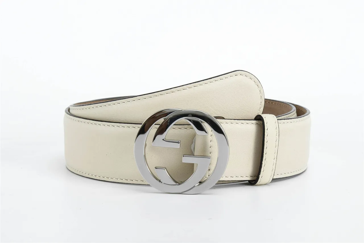 Gucci GG Marmont 米白色皮带 4