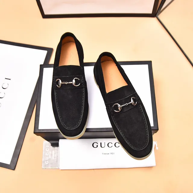 Gucci Horsebit 1955 حذاء لوفر أسود من السويد 2