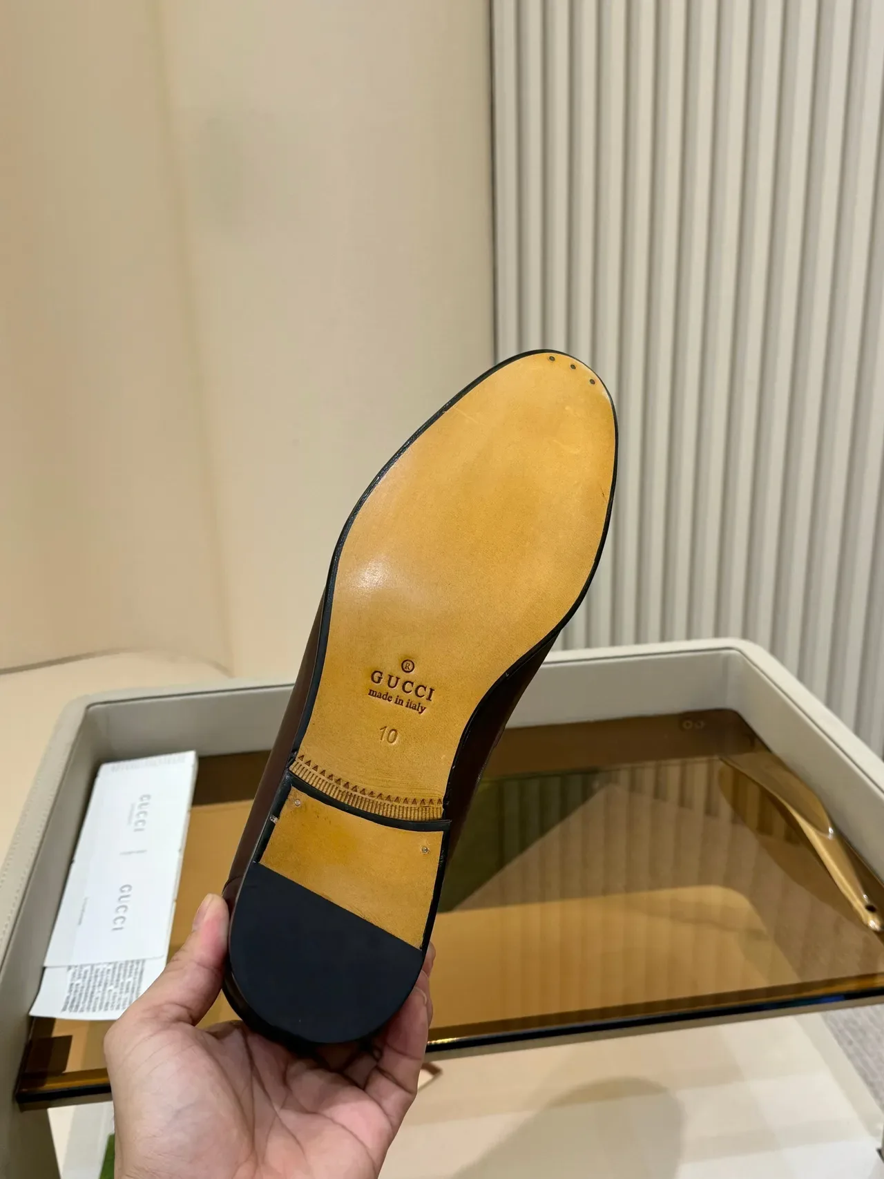 Gucci Horsebit 1955 棕色皮革 Horsebit 乐福鞋 2