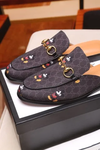 Gucci Horsebit 1955 Embroidered Character Loafers 4