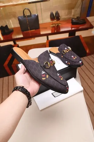 Gucci Horsebit 1955 Embroidered Character Loafers 6