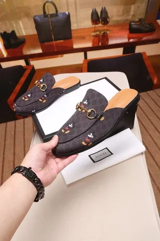 Gucci Horsebit 1955 Embroidered Character Loafers 8
