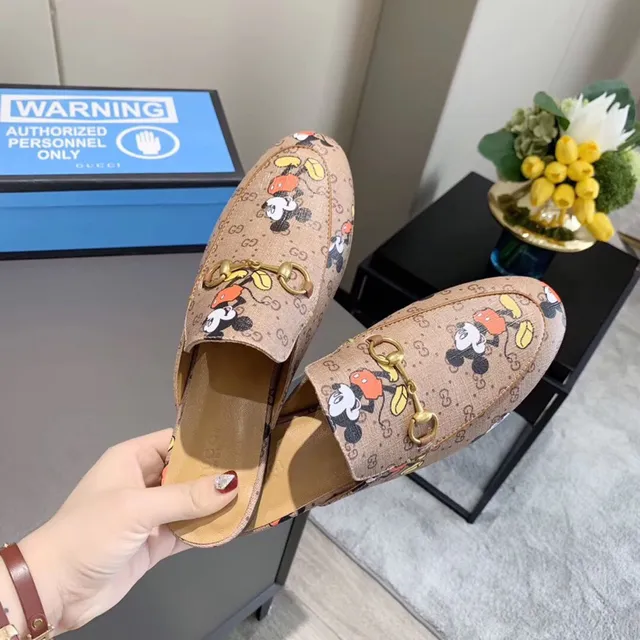 Gucci Horsebit 1955 Mickey Mouse impression loafers 8