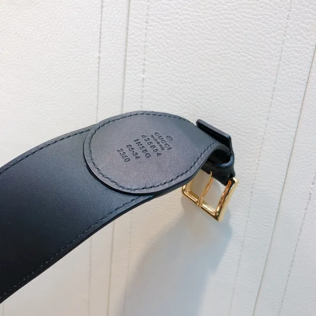 Gucci Ophidia واسع مبطن GG Monogram حزام جلدي 3