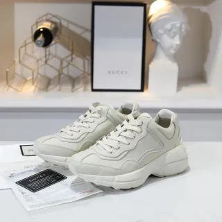 Gucci Rhyton Off-White zapatillas con suela gruesa